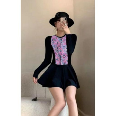 ĐỒ BƠI TAY DÀI CHỐNG NẮNG HÀNG CAO CẤP CHẤT VẢI BAO ĐẸP CÓ QUẦN VÁY RẤT TIỆN LỢI HỌA TIẾT XINH XẮN THỜI TRANG