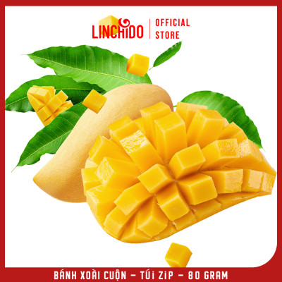 Bánh Xoài Cuộn - Đặc Sản Đồng Tháp - Túi Zip 80 Gram