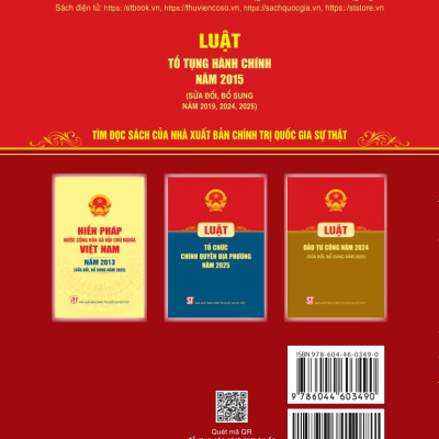 Luật Tố tụng hành chính năm 2015 (sửa đổi, bổ sung năm 2019, 2024, 2025)