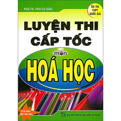 Sách - Luyện Thi Cấp Tốc Môn Hóa Học - Tái Bản - Hồng Ân