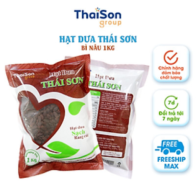 1Kg Hạt Dưa Thái Sơn sạch rang củi không nhuộm màu loại đặc biệt ngon bì nâu HD1N