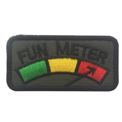 Patch_velcro đồng hồ đo tốc độ dán quần áo_ba lô