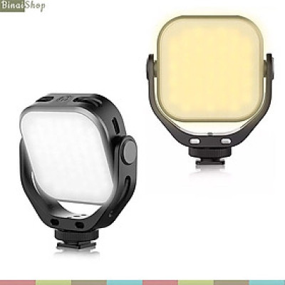 Vijim VL66 - Đèn LED Cho Máy Ảnh, Điện Thoại, Giá Chữ U, Xoay 360 Độ, Khoảng Cách Chiếu Sáng 6m- Hàng chính hãng