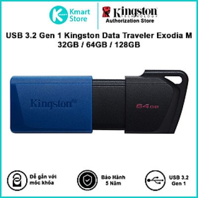 USB Kingston Exodia-M DTXM USB 3.2 - Hàng chính hãng