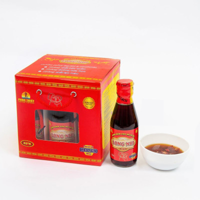 Combo 3 chai Nước mắm sạch cá cơm nguyên chất Long Nhi 45 độ đạm 180ml/chai