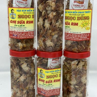 Đặc sản Phan Thiết - Ghẹ Sữa Rim Hộp (Gói) 200 Gram Đã Chế Biến Ăn Liền Ngon Ơi Là Ngon. Hạn Sử Dụng 12 Tháng Kể Từ Ngày Đặt Hàng - OCOP 4 Sao