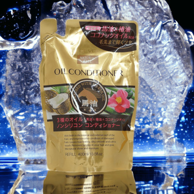 Dầu Xả Phục Hồi Tóc Hư Tổn Chiết Xuất Tinh Dầu Ngựa Deve Natural Oil Conditioner (Chai 480 mL)