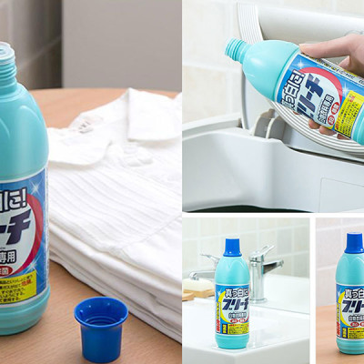 Nước tẩy trắng quần áo Rocket 600ml