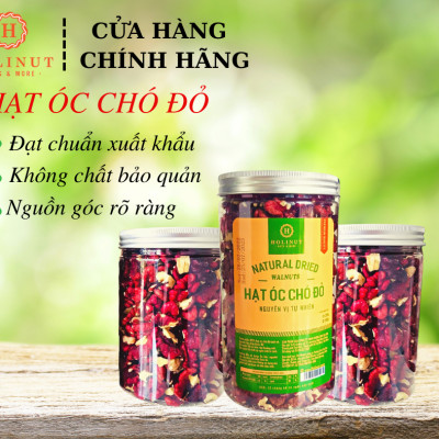 Hạt Óc Chó Đỏ Tách Vỏ Mỹ/ 500gr - Thương Hiệu Holinut