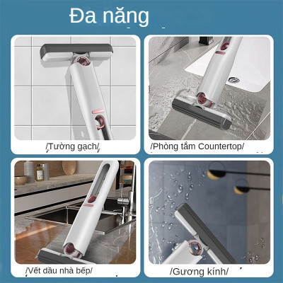 Cây Lau Bàn Bếp Tự Vắt Thông Minh Mini 25cm, Bọt Biển Siêu Thấm Hút Đa Năng, Gập Gọn