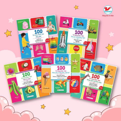 Sách - 100 Từ Vựng Đầu Tiên Xe Cộ Và Phương Tiện - Tân Việt Books