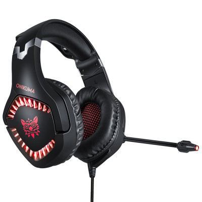 Tai nghe chơi game có dây ONIKUMA K1B PRO với Bộ trình điều khiển 50mm Âm thanh nổi 3D Surround Giảm tiếng ồn Mic USB + Cổng 3,5mm