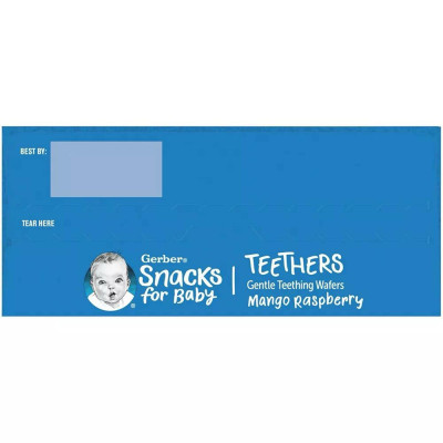 Bánh ăn dặm Gerber vị Xoài, Mâm Xôi 48g cho trẻ trên 7 tháng tuổi