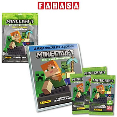 Bộ Thẻ Hình Khởi Đầu Minecraft 2 - Panini (Mẫu Sản Phẩm Bên Trong Là Ngẫu Nhiên)