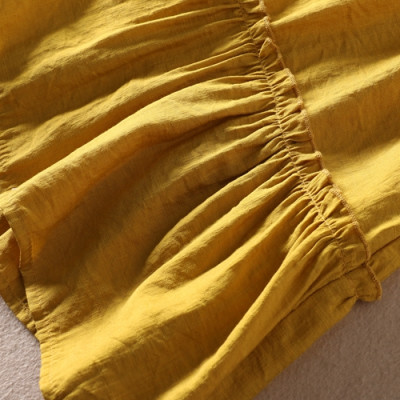 Váy suông đuôi cá, cổ tròn sát nách, chất liệu Linen mát thời trang hè nữ Haint Boutique Da38