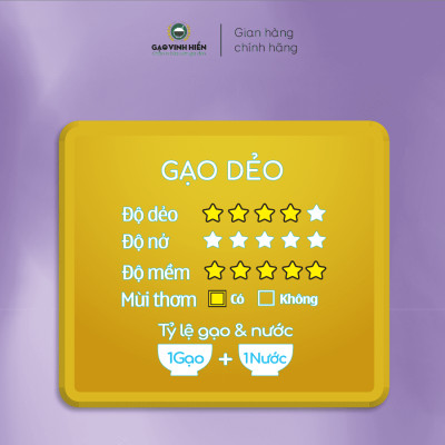 Đặc sản Tiền Giang - Gạo hương lài sữa Khổng Tước Nguyên (5Kg) - OCOP 4 SAO