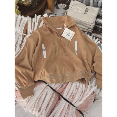 [LZ] Áo khoác nữ 2 dây kéo siêu hot hàng đẹp-A2137