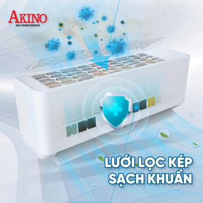 Máy lạnh AKINO Inverter 2 HP AKN-18CINV2FA-18000BTU- Hàng Chính Hãng ( Giao hàng toàn quốc).