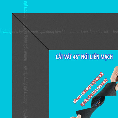 Cuộn Xốp Dán Chân Bàn Ghế Chống Ồn Keo Tự Dính Viền Nội Thất Bịt Khe Cửa Sổ Góc Bàn Chống Va Đập