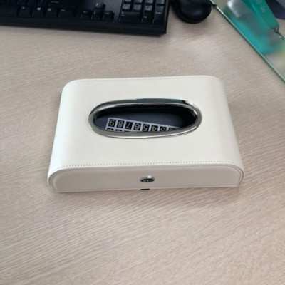 Hộp đựng khăn giấy kiêm bảng số điện thoại trên ô tô, xe hơi  ZJH-022