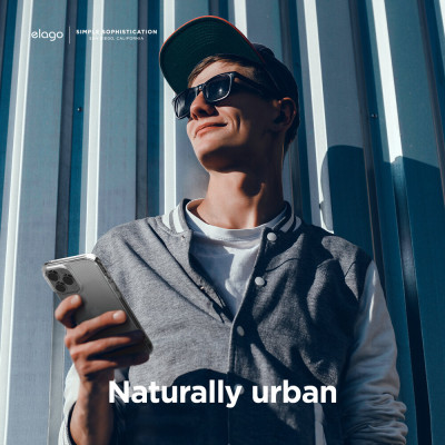 Ốp lưng Elago Urban Clear Case cho iPhone 14 Pro/ 14 Promax Chống Sốc Chuẩn Quân Đội_ Hàng chính hãng