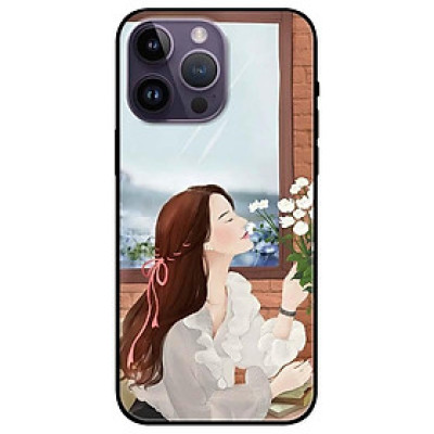 Ốp lưng dành cho Iphone 14 - Iphone 14 Plus - Iphone 14 Pro - Iphone 14 Pro Max - Cô Gái Sơ mi Trắng