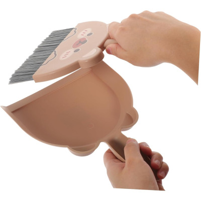 Bộ Chổi Xẻng Mini Hình Thú Dễ Thương - Chổi Quét Bàn Thờ, Bộ Chổi Quét Bụi Và Ki Hốt Rác Vệ Sinh Nhà Cửa Nhựa PP Cao Cấp - GROFA
