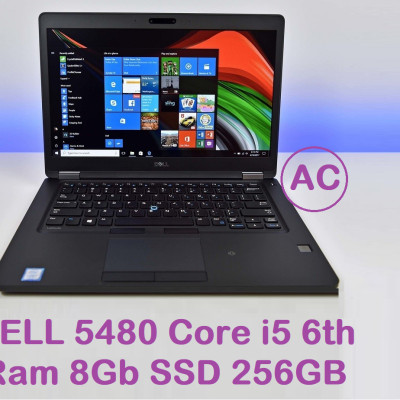 Máy tính xách tay Laptop Dell Latitude 5470  (Intel Core i5 -6200 | 14 Inch HD | RAM 8GB | 256GB SSD | Intel UHD Graphics | Fedora Os) - Hàng chính hãng