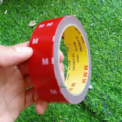 15mm x 3m Băng keo 2 mặt cường lực siêu dính màu xám dài - nhiều kích thước, dán logo, đồ chơi xe, dán được nhiều bề mặt như nhựa, thủy tinh