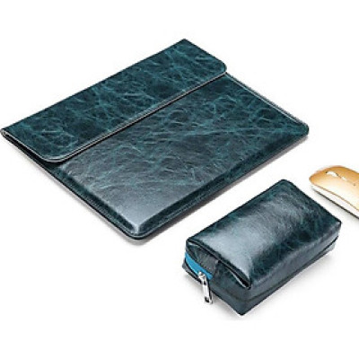 Bao da thật chống sốc bảo vệ cho Macbook, Laptop, Surface