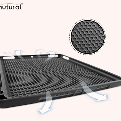 Bao da Mutural Tailor dựng đứng có khay bút dành cho iPad Pro 12.9 inch ( 2020 ) - Hàng chính Hãng