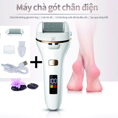 Máy chà máy tẩy da chết chân vết chai da khô toàn tự động đèn led, ,Mịn Màng Cho Từng Bước Đi