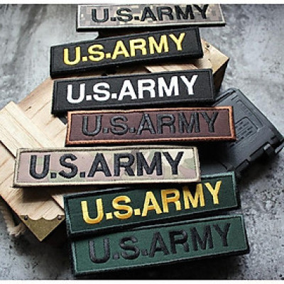 Patch_miếng dán velcro vải logo U.S.Army_chiến thuật