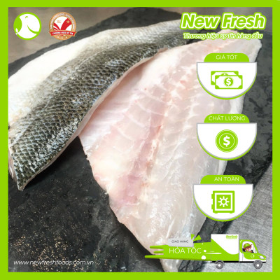 Cá Chẽm Fillet Không Xương - Khay 500Gr
