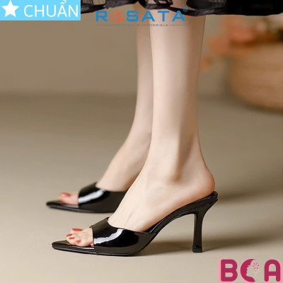 Dép guốc gót nhọn cao 5 phân RO663 ROSATA tại BCASHOP tôn dáng, êm chân kết hợp mọi set đồ đều rất thời trang
