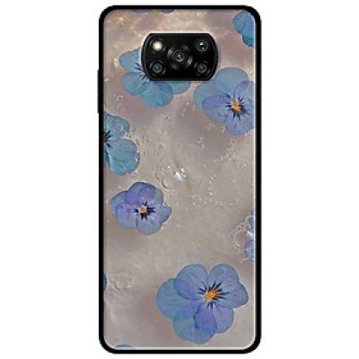 Ốp lưng dành cho Xiaomi Poco X3 mẫu Hoa Xanh Trong Nước