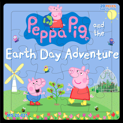 05 bộ tranh xếp hình 20 mảnh size 17x17cm – đồ chơi trí tuệ cho bé từ 2 tuổi – Combo Hoạt hình 3