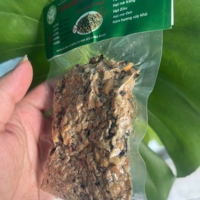 Muối Mè Hạt Vị Hải Sản Thuần Chay 50g Nấm Tươi Cười