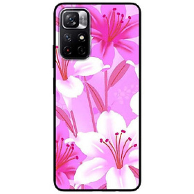 Ốp lưng dành cho Xiaomi Redmi Note 11 5G - Redmi Note 11T - Redmi Note 11S - Hoa Ly Hồng