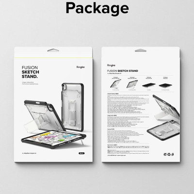 Ốp lưng cho iPad Pro 13" M4 / Pro 11″ M4 / Air 6 13" M3/M2 / Air 6 11" M3/M2 / Air 5 / Air 4 RINGKE Fusion Sketch Stand - Hàng Chính Hãng