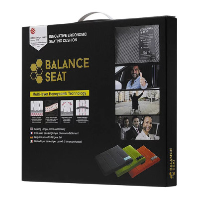 Đệm Ngồi Cao Cấp ghế Xe hơi, văn phòng Bullsone (43 x 41.5 x 2.5 cm)