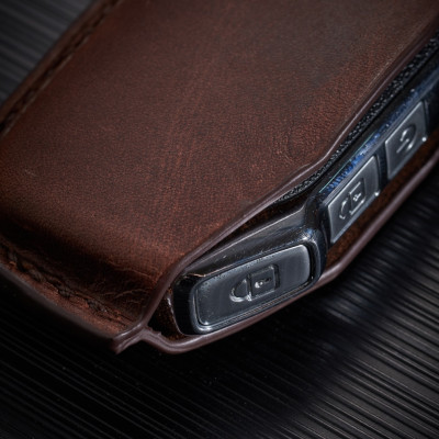 Bao da ép phom Handmade chìa khóa xe ô tô Kia CARNIVAL 2022 da bò thât giá tận xưởng (có bán sỉ) - hàng chính hãng