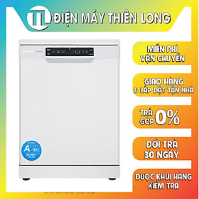 Máy rửa chén Candy CDPN 4D620PW/E Trắng - Hàng chính hãng