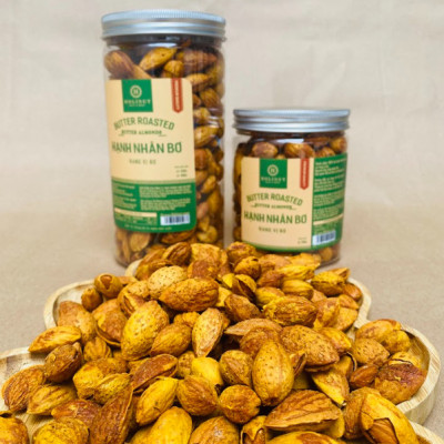 Hạnh Nhân Rang Bơ - Thương Hiệu Holinut Chuẩn Nhập Khẩu Mỹ/500gram