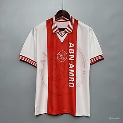 Áo Bóng Đá Retro Ajax 1995 - Sân Nhà bản cao cấp vải Cotton Polyester