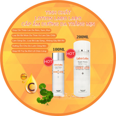 Tinh Chất Cấp Ẩm Dưỡng Da Trắng Mịn Labo Labo Super Keana Essence Lotion (Chai 100 mL)