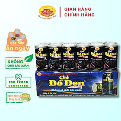 Chè đỗ đen Minh Trung 365g - Chè Đỗ Đen 24 (thùng 24 lon)