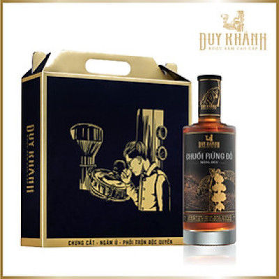 Hộp 3 Chai Chuối Rừng Đỏ Măng Đen