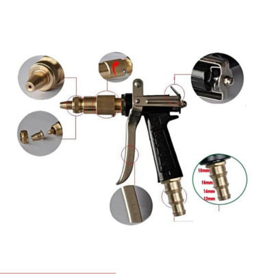  Bộ dây vòi xịt nước rửa xe, tưới cây . tăng áp 3 lần, loại 7m, 10m 206236 đầu đồng,đai, nối vòi,