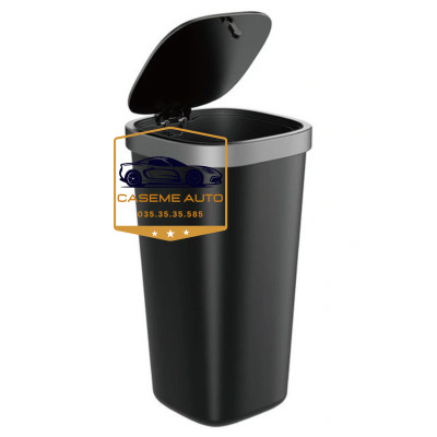 Thùng Đựng Rác Ô Tô Trash Can CH020 – Chất Liệu Hợp Kim Nhôm, Thiết Kế Nắp Lò Xo Đẩy